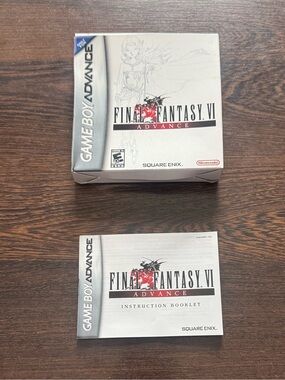 Final Fantasy VI (6) Advance Box Only With Manual Original Authentic (See Pics)